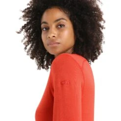 Icebreaker T-Shirt Manches Longues Femme - 260 Tech Crewe - Vibrant Earth 14 Icebreaker T-Shirt Manches Longues Femme - 260 Tech Crewe - Vibrant Earth -Icebreaker icebreaker womens 260 tech long sleeve crewe vibrant earth 7 1382552