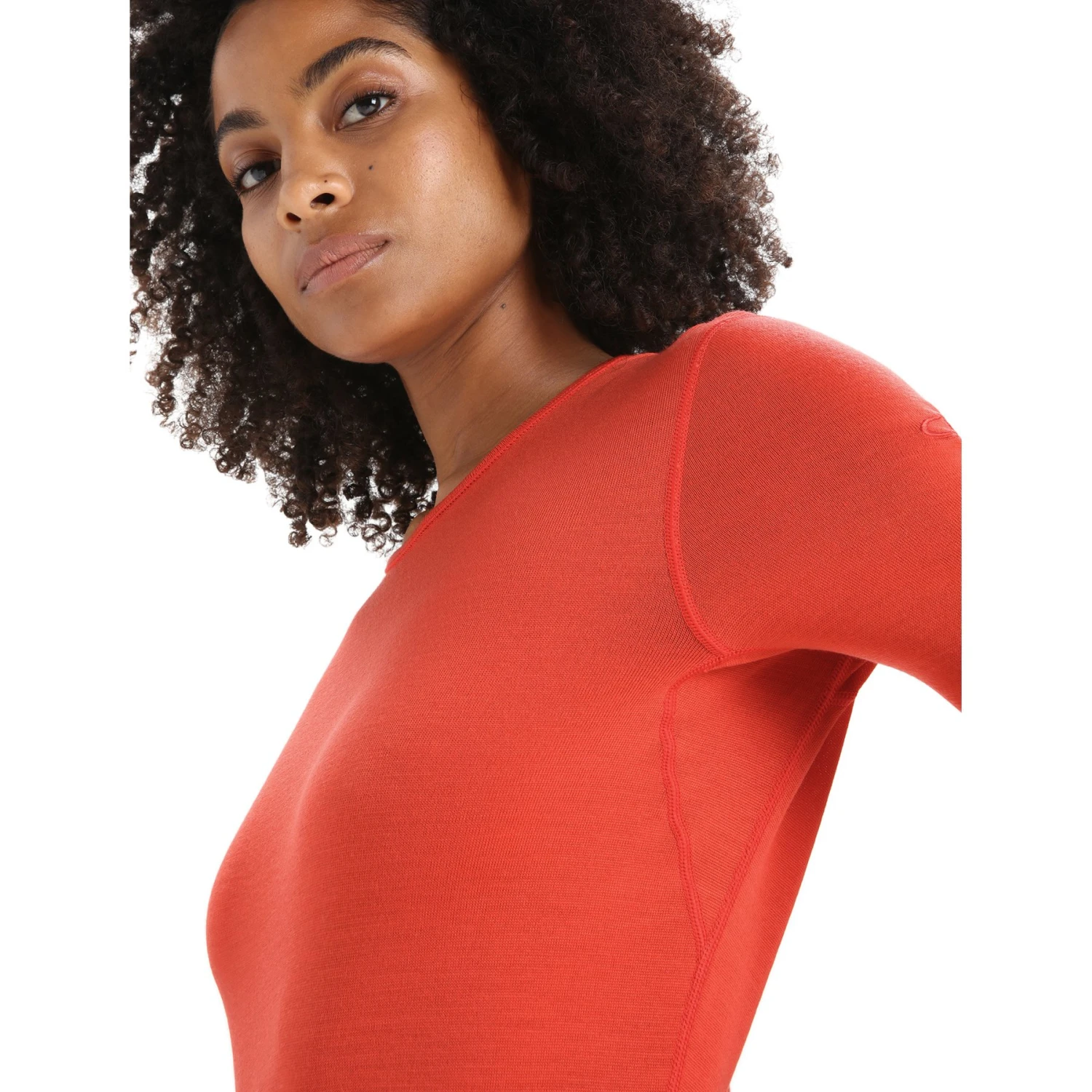 Icebreaker T-Shirt Manches Longues Femme - 260 Tech Crewe - Vibrant Earth 8 Icebreaker T-Shirt Manches Longues Femme - 260 Tech Crewe - Vibrant Earth – Image 8