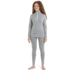 Icebreaker T-Shirt Manches Longues Femme - 260 Vertex Half Zip Herenga - Snow/Noir 11 Icebreaker T-Shirt Manches Longues Femme - 260 Vertex Half Zip Herenga - Snow/Noir -Icebreaker icebreaker womens 260 vertex half zip herenga long sleeve snow black model 3 1499560