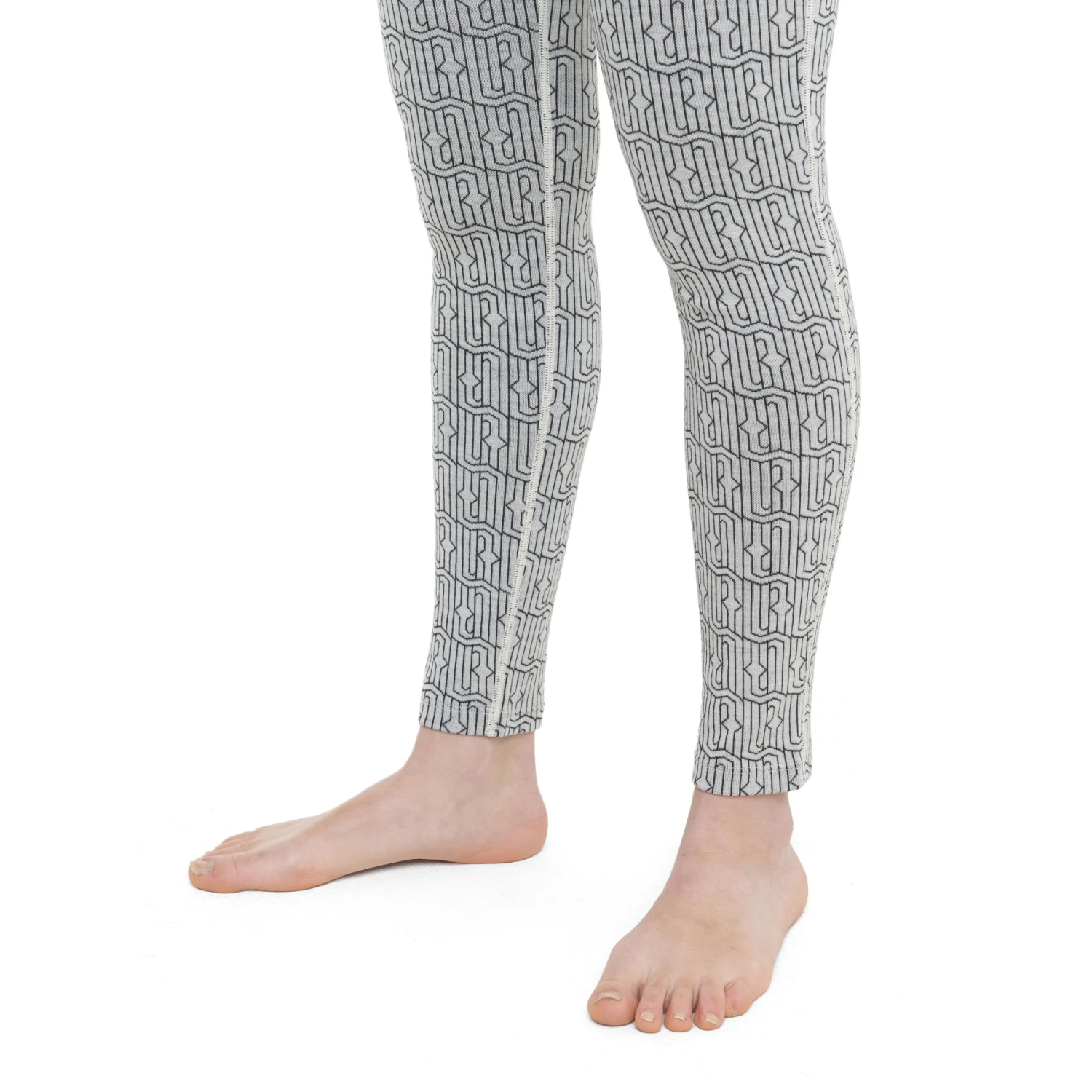 Icebreaker Collant Femme - 260 Vertex Herenga - Snow/Noir 7 Icebreaker Collant Femme - 260 Vertex Herenga - Snow/Noir – Image 7