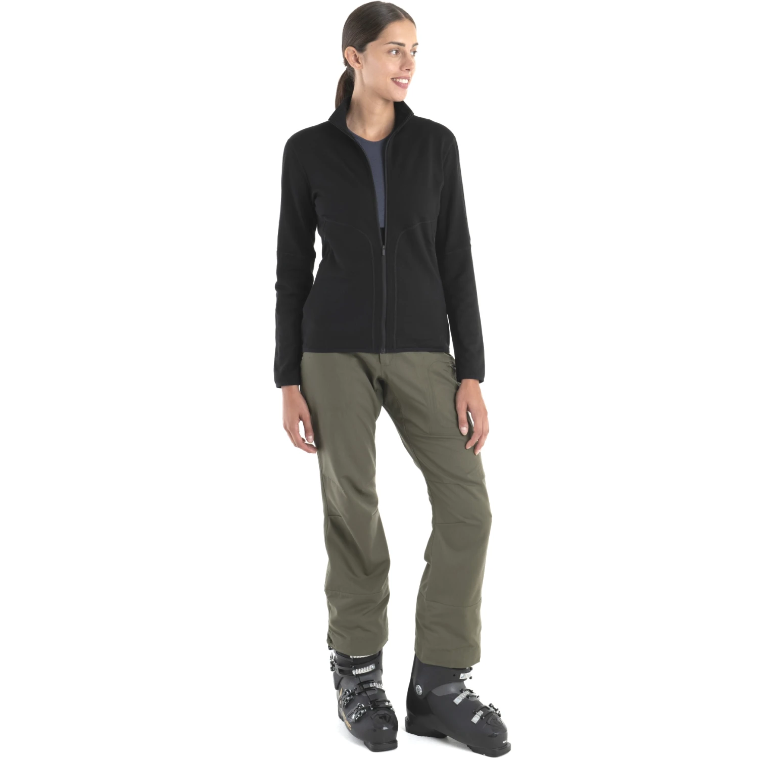 Icebreaker Veste Polaire Femme - 560 Realfleece™ Elemental II - Noir 5 Icebreaker Veste Polaire Femme - 560 Realfleece™ Elemental II - Noir – Image 5