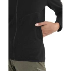 Icebreaker Veste Polaire Femme - 560 Realfleece™ Elemental II - Noir 13 Icebreaker Veste Polaire Femme - 560 Realfleece™ Elemental II - Noir -Icebreaker icebreaker womens 560 realfleece elemental ii long sleeve zip black 5 1555419