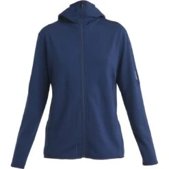 Icebreaker Veste Polaire à Capuche Femme - 560 Realfleece™ Elemental II - Royal Navy 10 Icebreaker Veste Polaire à Capuche Femme - 560 Realfleece™ Elemental II - Royal Navy -Icebreaker icebreaker womens 560 realfleece elemental ii long sleeve zip hood royal navy 1 1488981