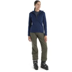 Icebreaker Veste Polaire à Capuche Femme - 560 Realfleece™ Elemental II - Royal Navy 12 Icebreaker Veste Polaire à Capuche Femme - 560 Realfleece™ Elemental II - Royal Navy -Icebreaker icebreaker womens 560 realfleece elemental ii long sleeve zip hood royal navy 3 1555450