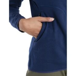 Icebreaker Veste Polaire à Capuche Femme - 560 Realfleece™ Elemental II - Royal Navy 13 Icebreaker Veste Polaire à Capuche Femme - 560 Realfleece™ Elemental II - Royal Navy -Icebreaker icebreaker womens 560 realfleece elemental ii long sleeve zip hood royal navy 4 1555451