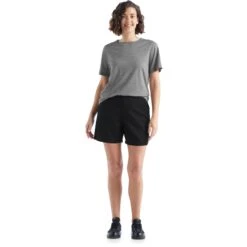 Icebreaker Short Femme - Berlin - Noir 11 Icebreaker Short Femme - Berlin - Noir -Icebreaker icebreaker womens berlin shorts black 4 1146904