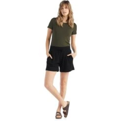 Icebreaker Short Femme - Crush - Noir 10 Icebreaker Short Femme - Crush - Noir -Icebreaker icebreaker womens crush shorts black 3 1146947