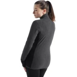 Icebreaker Veste Polaire Femme - Descender - Jet Hthr/Black 11 Icebreaker Veste Polaire Femme - Descender - Jet Hthr/Black -Icebreaker icebreaker womens descender long sleeve zip jet hthr black 4 1269798