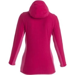 Icebreaker Veste Polaire à Capuche Femme - Descender - Electron Pink/Tempo 12 Icebreaker Veste Polaire à Capuche Femme - Descender - Electron Pink/Tempo -Icebreaker icebreaker womens descender zip hood long sleeve midlayer electron pink tempo 2 1487896