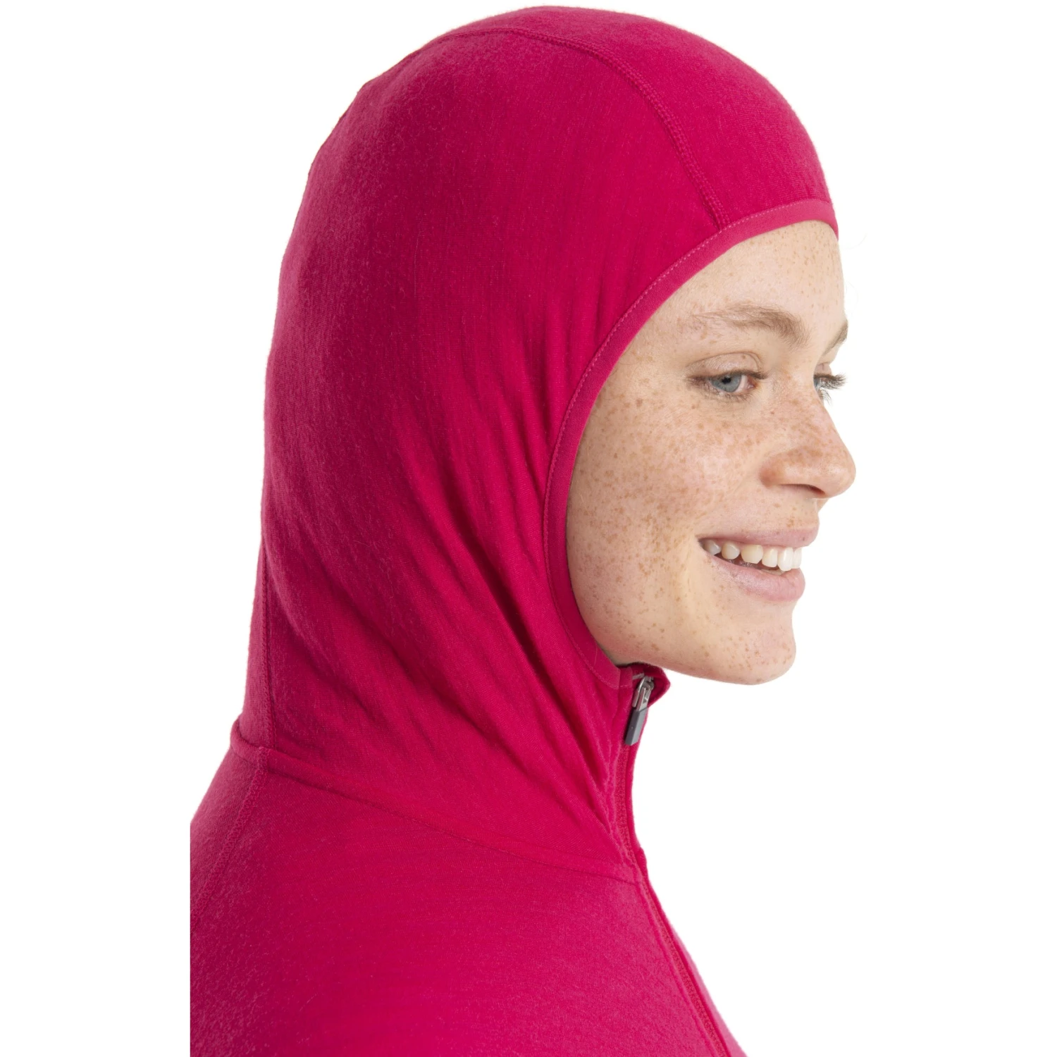 Icebreaker Veste Polaire à Capuche Femme - Descender - Electron Pink/Tempo 8 Icebreaker Veste Polaire à Capuche Femme - Descender - Electron Pink/Tempo – Image 8