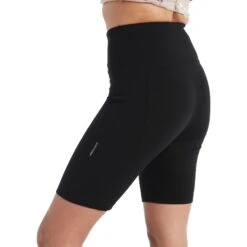 Icebreaker Fastray High Rise Collants Court Femme - Noir -Icebreaker icebreaker womens fastray high rise shorts black 10 1147118