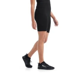 Icebreaker Fastray High Rise Collants Court Femme - Noir -Icebreaker icebreaker womens fastray high rise shorts black 6 1147114