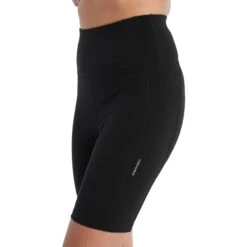 Icebreaker Fastray High Rise Collants Court Femme - Noir -Icebreaker icebreaker womens fastray high rise shorts black 9 1147117