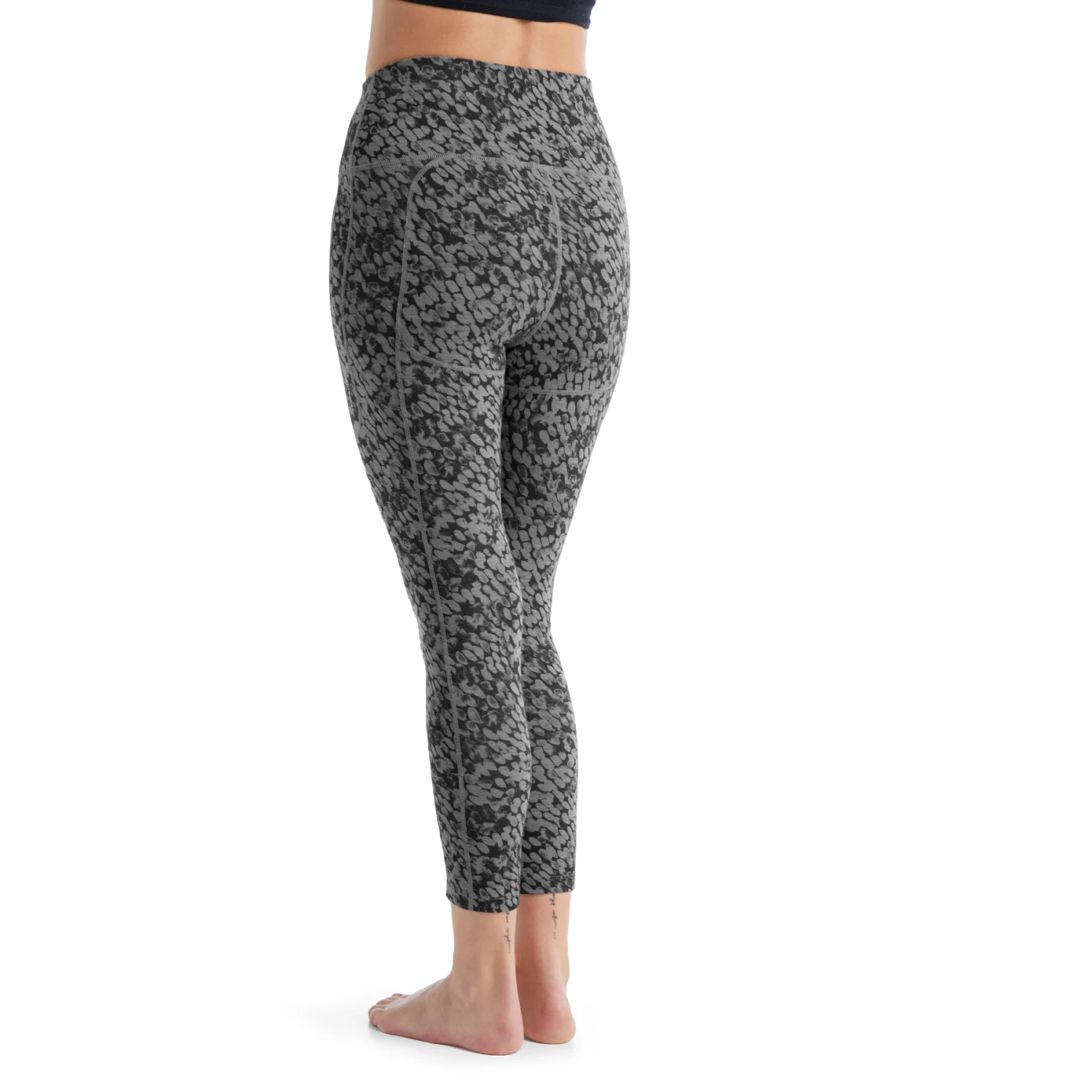 Icebreaker Collants Femme - Fastray High Rise Forest Shadow - Metro Heather/AOP 2 Icebreaker Collants Femme - Fastray High Rise Forest Shadow - Metro Heather/AOP – Image 2