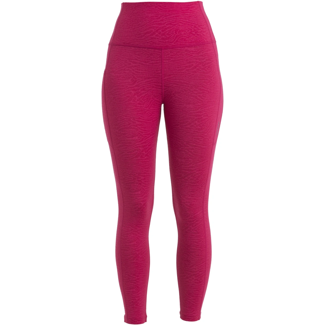 Icebreaker Collant Femme - Fastray Topo Lines High Rise - Electron Pink/Tempo/AOP 3 Icebreaker Collant Femme - Fastray Topo Lines High Rise - Electron Pink/Tempo/AOP – Image 3