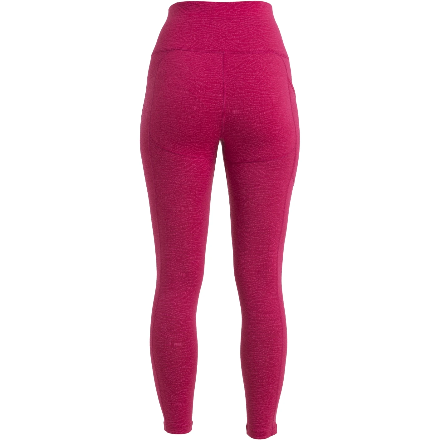 Icebreaker Collant Femme - Fastray Topo Lines High Rise - Electron Pink/Tempo/AOP 4 Icebreaker Collant Femme - Fastray Topo Lines High Rise - Electron Pink/Tempo/AOP – Image 4