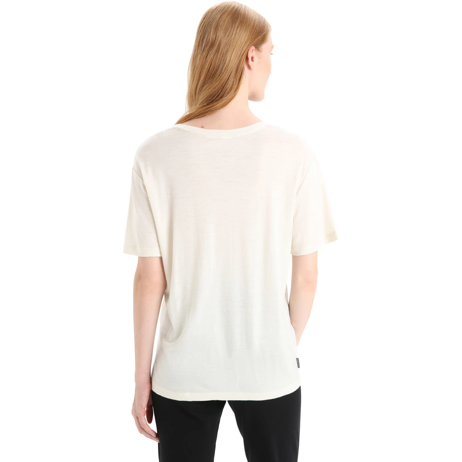 Icebreaker T-Shirt Femme - Granary - Chalk 2 Icebreaker T-Shirt Femme - Granary - Chalk – Image 2