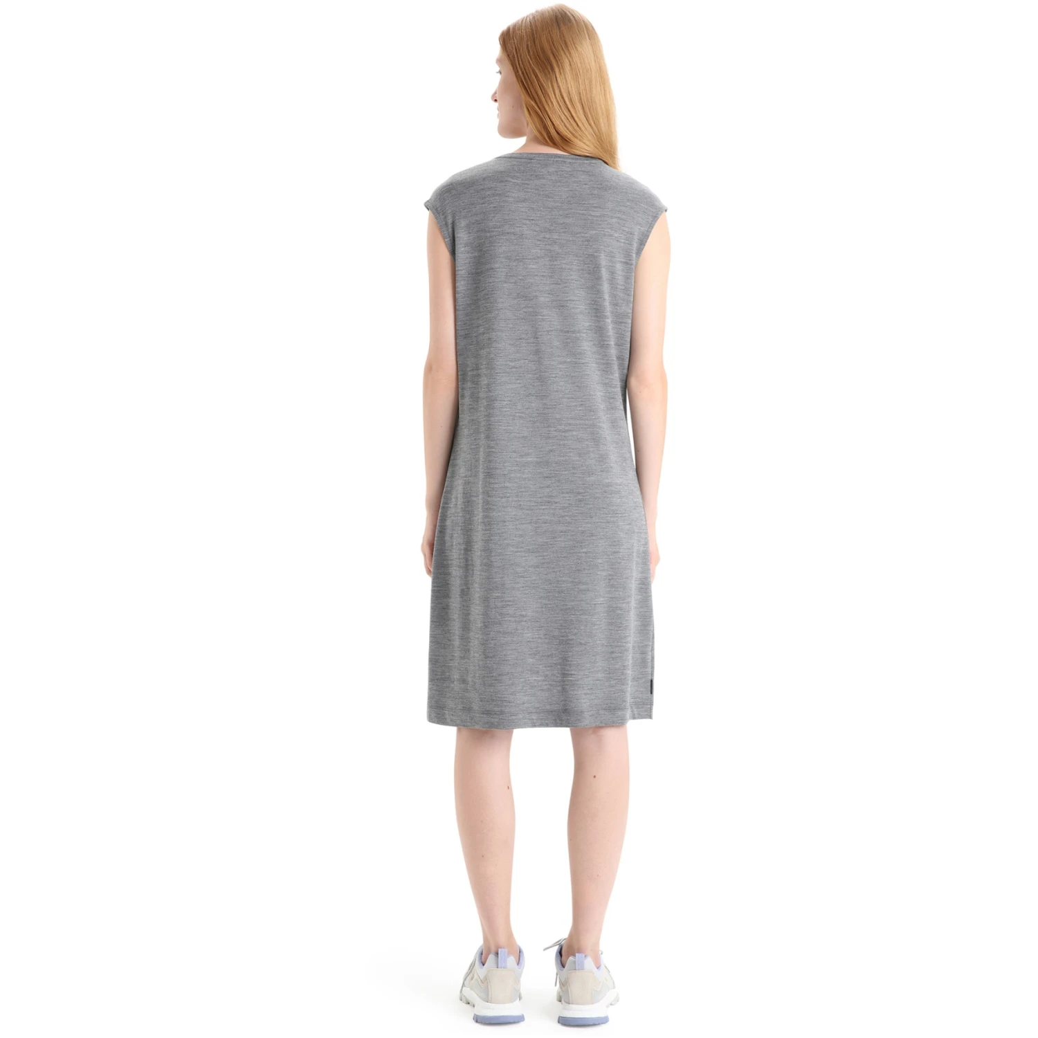 Icebreaker Robe Sans Manches Femme - Granary - Gritstone Hthr 2 Icebreaker Robe Sans Manches Femme - Granary - Gritstone Hthr – Image 2