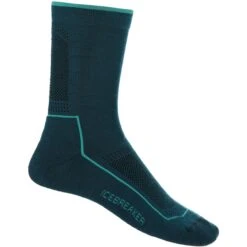 Icebreaker Chaussettes Femme - Hike Cool-Lite 3Q Crew - Green Glory/Fresh