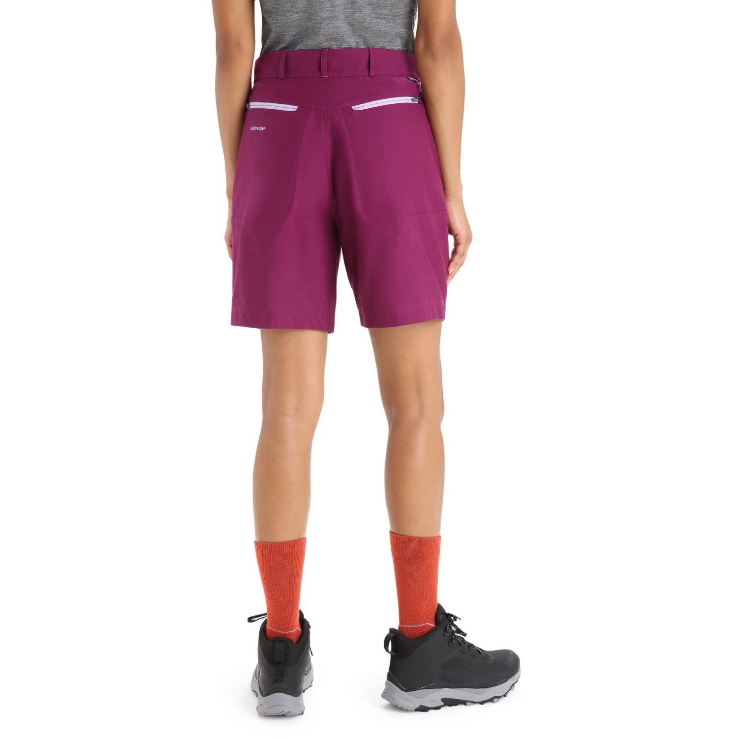 Icebreaker Short Femme - Hike - Go Berry 2 Icebreaker Short Femme - Hike - Go Berry – Image 2