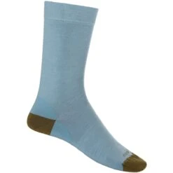 Icebreaker Chaussettes Femme - Lifestyle Fine Gauge Crew - Astral Blue/Algae