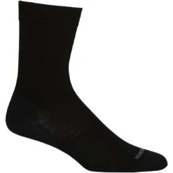 Icebreaker Chaussettes Femme - Lifestyle Fine Gauge Crew - Noir