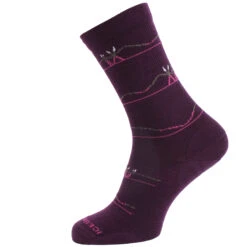 Icebreaker Chaussettes Femme - Lifestyle Ultralight Crew Backcountry Ski - Nightshade/Loden/Snow/Tempo