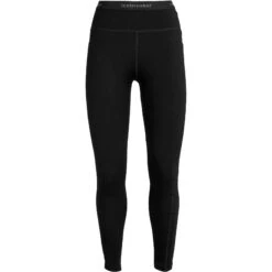 Icebreaker Caleçon Long Femme - Merino - Noir 8 Icebreaker Caleçon Long Femme - Merino - Noir -Icebreaker icebreaker womens merino leggings black 1 1041116