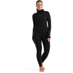 Icebreaker Caleçon Long Femme - Merino - Noir 11 Icebreaker Caleçon Long Femme - Merino - Noir -Icebreaker icebreaker womens merino leggings black 6 1041121