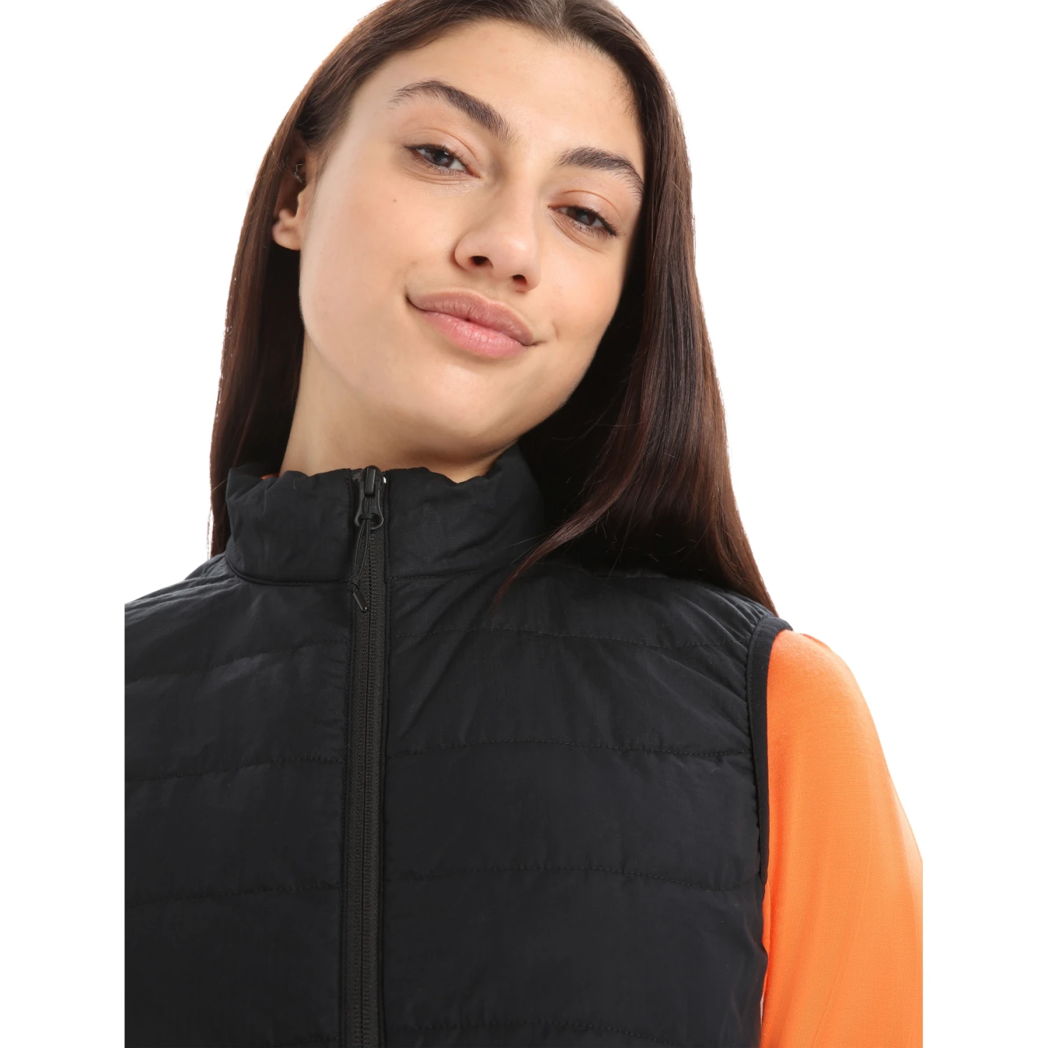 Icebreaker Gilet Femme - MerinoLoft™ - Noir/Jet Hthr 4 Icebreaker Gilet Femme - MerinoLoft™ - Noir/Jet Hthr – Image 4