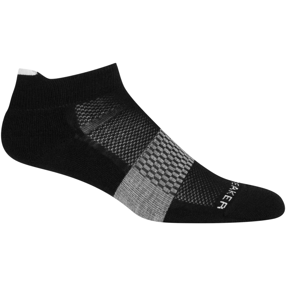 Icebreaker Chaussettes Femme - Multisport Light Micro - Noir/Snow/Metro Heather 1 Icebreaker Chaussettes Femme - Multisport Light Micro - Noir/Snow/Metro Heather
