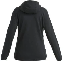 Icebreaker Veste à Capuche Femme - Quantum Hybrid - Noir 11 Icebreaker Veste à Capuche Femme - Quantum Hybrid - Noir -Icebreaker icebreaker womens quantum hybrid long sleeve zip hoodie black 2 1488239