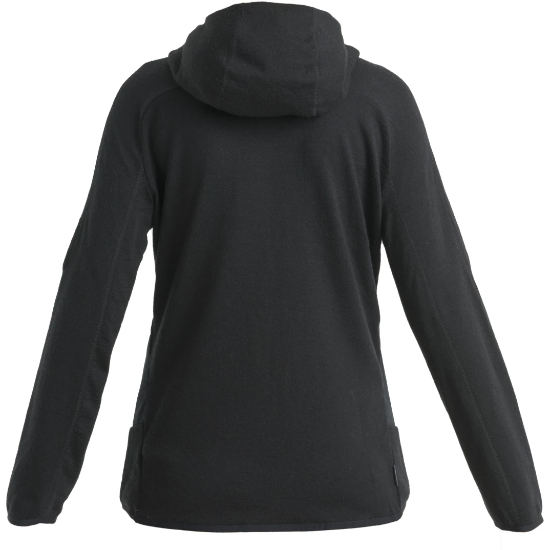 Icebreaker Veste à Capuche Femme - Quantum Hybrid - Noir 4 Icebreaker Veste à Capuche Femme - Quantum Hybrid - Noir – Image 4