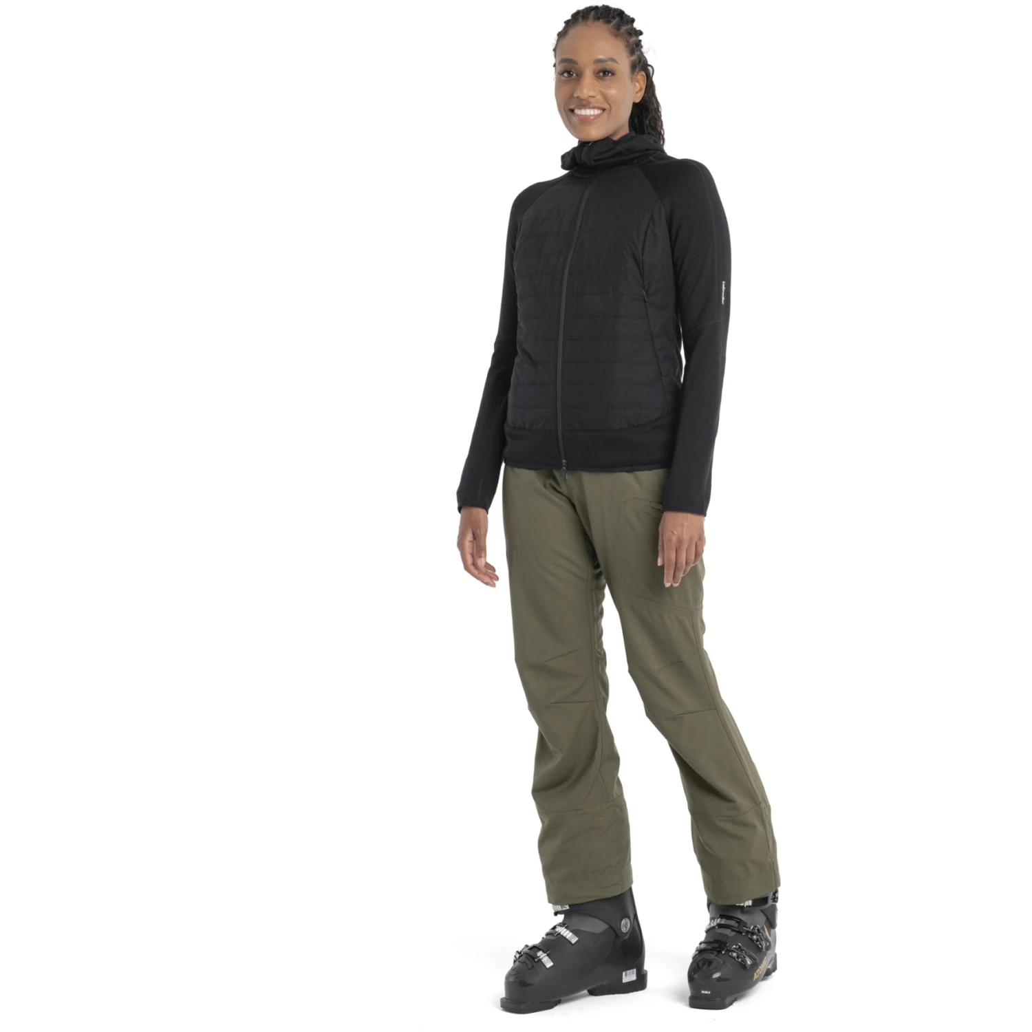 Icebreaker Veste à Capuche Femme - Quantum Hybrid - Noir 5 Icebreaker Veste à Capuche Femme - Quantum Hybrid - Noir – Image 5