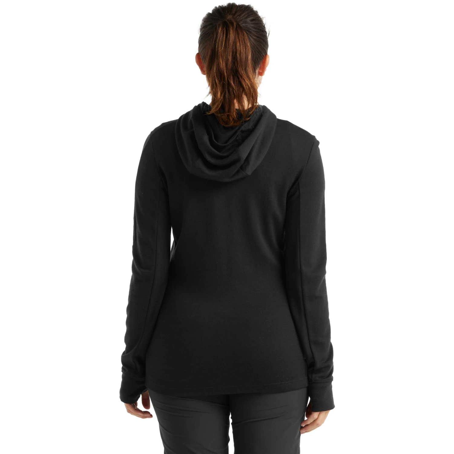 Icebreaker Veste à Capuche Couche Intermédiaire Femme - Quantum III - Noir 2 Icebreaker Veste à Capuche Couche Intermédiaire Femme - Quantum III - Noir – Image 2