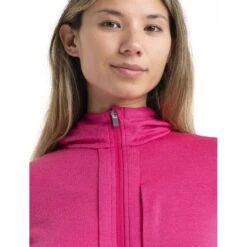 Icebreaker Veste à Capuche Couche Intermédiaire Femme - Quantum III - Tempo/Electron Pink 14 Icebreaker Veste à Capuche Couche Intermédiaire Femme - Quantum III - Tempo/Electron Pink -Icebreaker icebreaker womens quantum iii long sleeve zip hood midlayer tempo electron pink model 4 1498854