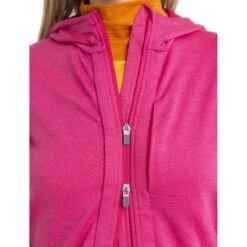 Icebreaker Veste à Capuche Couche Intermédiaire Femme - Quantum III - Tempo/Electron Pink 16 Icebreaker Veste à Capuche Couche Intermédiaire Femme - Quantum III - Tempo/Electron Pink -Icebreaker icebreaker womens quantum iii long sleeve zip hood midlayer tempo electron pink model 6 1498856