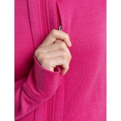 Icebreaker Veste à Capuche Couche Intermédiaire Femme - Quantum III - Tempo/Electron Pink 17 Icebreaker Veste à Capuche Couche Intermédiaire Femme - Quantum III - Tempo/Electron Pink -Icebreaker icebreaker womens quantum iii long sleeve zip hood midlayer tempo electron pink model 7 1498857