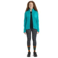 Icebreaker Veste Couche Intermédiaire Femme - Quantum III - Flux Green 14 Icebreaker Veste Couche Intermédiaire Femme - Quantum III - Flux Green -Icebreaker icebreaker womens quantum iii long sleeve zip midlayer flux green model 3 1498845