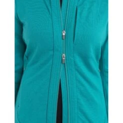 Icebreaker Veste Couche Intermédiaire Femme - Quantum III - Flux Green 18 Icebreaker Veste Couche Intermédiaire Femme - Quantum III - Flux Green -Icebreaker icebreaker womens quantum iii long sleeve zip midlayer flux green model 7 1498849