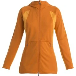 Icebreaker Veste à Capuche Femme - Quantum ZoneKnit™ - Earth/Solar 11 Icebreaker Veste à Capuche Femme - Quantum ZoneKnit™ - Earth/Solar -Icebreaker icebreaker womens quantum zoneknit long sleeve zip hoodie earth solar 1 1488265