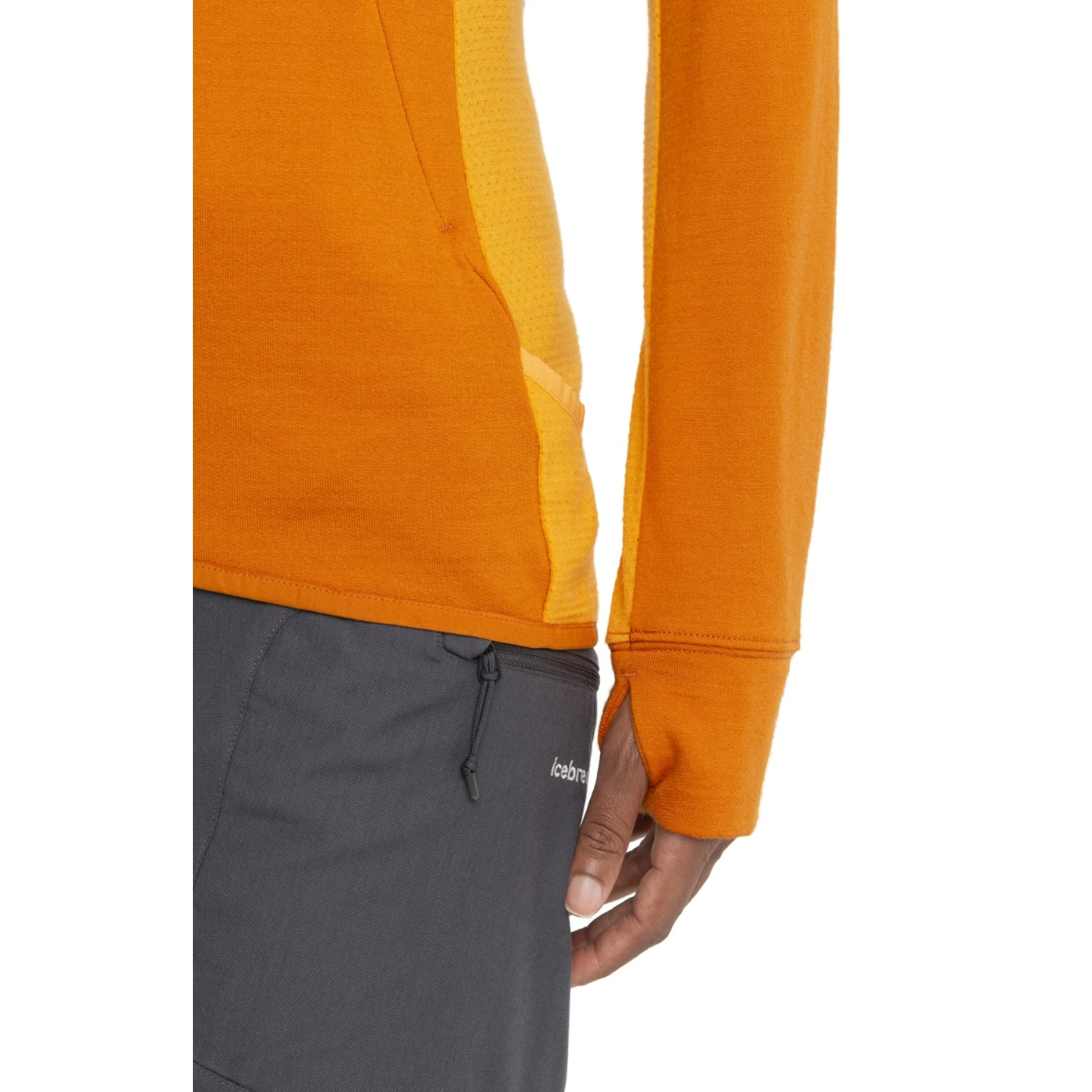 Icebreaker Veste à Capuche Femme - Quantum ZoneKnit™ - Earth/Solar 8 Icebreaker Veste à Capuche Femme - Quantum ZoneKnit™ - Earth/Solar – Image 8