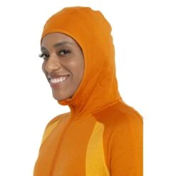 Icebreaker Veste à Capuche Femme - Quantum ZoneKnit™ - Earth/Solar 17 Icebreaker Veste à Capuche Femme - Quantum ZoneKnit™ - Earth/Solar -Icebreaker icebreaker womens quantum zoneknit long sleeve zip hoodie earth solar model 7 1535782