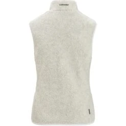 Icebreaker Veste Polaire Sans Manches Femme - RealFleece™ High Pile - Ecru HTHR -Icebreaker icebreaker womens realfleece high pile vest ecru hthr 4 1489042