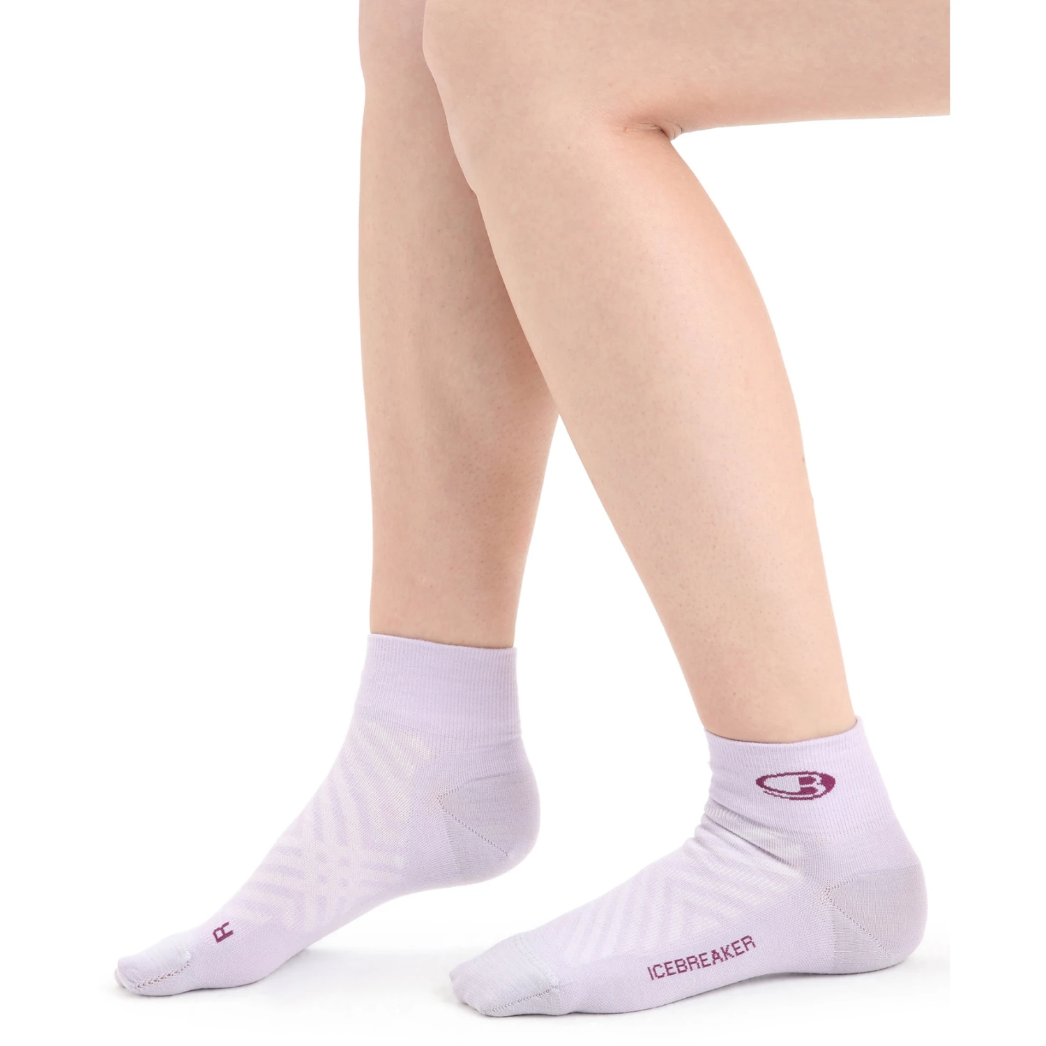 Icebreaker Chaussettes Femme - Run+ Ultralight Mini - Purple Gaze/Go Berry 2 Icebreaker Chaussettes Femme - Run+ Ultralight Mini - Purple Gaze/Go Berry – Image 2
