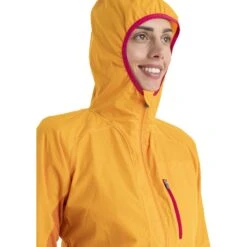 Icebreaker Veste Coupe-Vent Femme - Shell+™ Cotton - Solar/Earth/Electron Pink -Icebreaker icebreaker womens shell plus cotton windbreaker solar earth electron pink 6 1555119