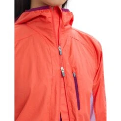 Icebreaker Veste Coupe-Vent Femme - Shell+™ Cotton - Vibrant Earth/Purple Gaze -Icebreaker icebreaker womens shell plus cotton windbreaker vibrant earth purple gaze 5 1555144