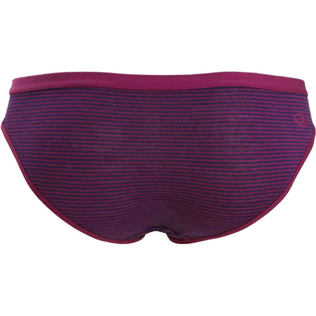 Icebreaker Slip Femme - Siren Bikini - Go Berry/Royal Navy/Stripe 2 Icebreaker Slip Femme - Siren Bikini - Go Berry/Royal Navy/Stripe â Image 2