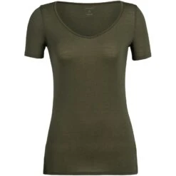 Icebreaker T-Shirt Femme - Siren Sweetheart - Loden 10 Icebreaker T-Shirt Femme - Siren Sweetheart - Loden -Icebreaker icebreaker womens siren sweetheart short sleeve shirt loden 1 1379435