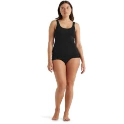 Icebreaker Débardeur Femme - Siren Tank - Noir 9 Icebreaker Débardeur Femme - Siren Tank - Noir -Icebreaker icebreaker womens siren tank black 3 1457878